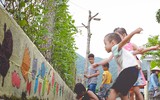 Thăm làng bích họa Hải Sơn hết sức độc đáo ở Hòa Bình